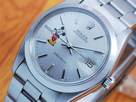 rolex mickey mouse ebay